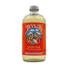 Load image into Gallery viewer, Taylor's Naturals - Liquid Castile Soap* ALL Purpose in glass* Plastic-FREE *: No thank you! (keep plastic free, I'll use to refill) / Lavender