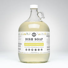 Load image into Gallery viewer, Rustic Strength - Dish Soap | Sulfate Free - Soft on Skin | Powerful Cleaner: Lemon/Eucalyptus / Gallon Glass Jug