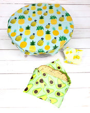 Load image into Gallery viewer, Vegan Wax Food Wraps 3-pack