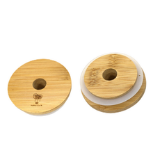Load image into Gallery viewer, Standard Mouth Bamboo Mason Jar Lids