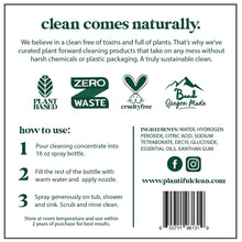 Load image into Gallery viewer, Plantiful Clean - Tub &amp; Tile Cleaner Concentrated Refill: Citrus &amp; Ylang Ylang
