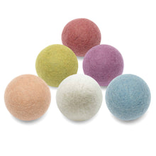 Load image into Gallery viewer, Ethical Global - Solid Colors - 100% Wool Dryer Balls - W.F.T.O. Certified : Blue
