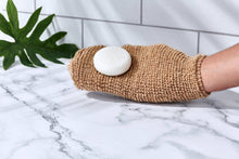 Load image into Gallery viewer, Desesh - Natural Bath &amp; Shower Glove Exfoliating Mitt (Plastic Free)
