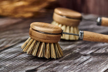 Load image into Gallery viewer, Desesh - Long Handle Wood &amp; Metal Dish Brush (Plastic Free)
