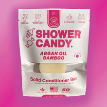 Load image into Gallery viewer, SHOWER CANDY - Naturally Hydrating Leave-in Conditioner Treatment: ARGAN OIL BAMBOO
