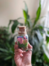 Load image into Gallery viewer, Alma Boheme Handmade - Wildflower Seed Paper Hearts in glass jar with cork lid
