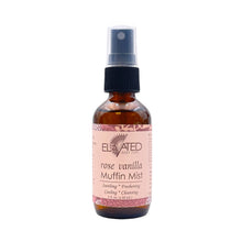 Load image into Gallery viewer, Taylor's Naturals - ELEVATED * Muffin Mist Natural Feminine Spray - Glass Bottle: Rose Vanilla
