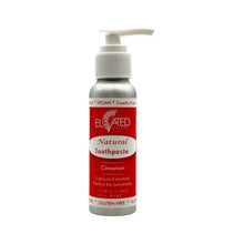 Load image into Gallery viewer, Taylor's Naturals - ELEVATED - Xylitol Natural Toothpaste - w/ PUMP: Cinnamon
