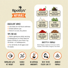 Load image into Gallery viewer, Roosty's - Flock Armor | Daily Chicken Dewormer | Flock Gut Support: 3-7 Birds (1lb supply)
