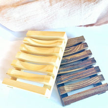 Load image into Gallery viewer, Natural wood bamboo soap dish | Eco-Friendly | Zero Waste
