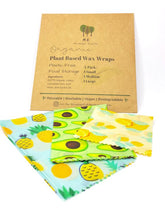 Load image into Gallery viewer, Vegan Wax Food Wraps 3-pack
